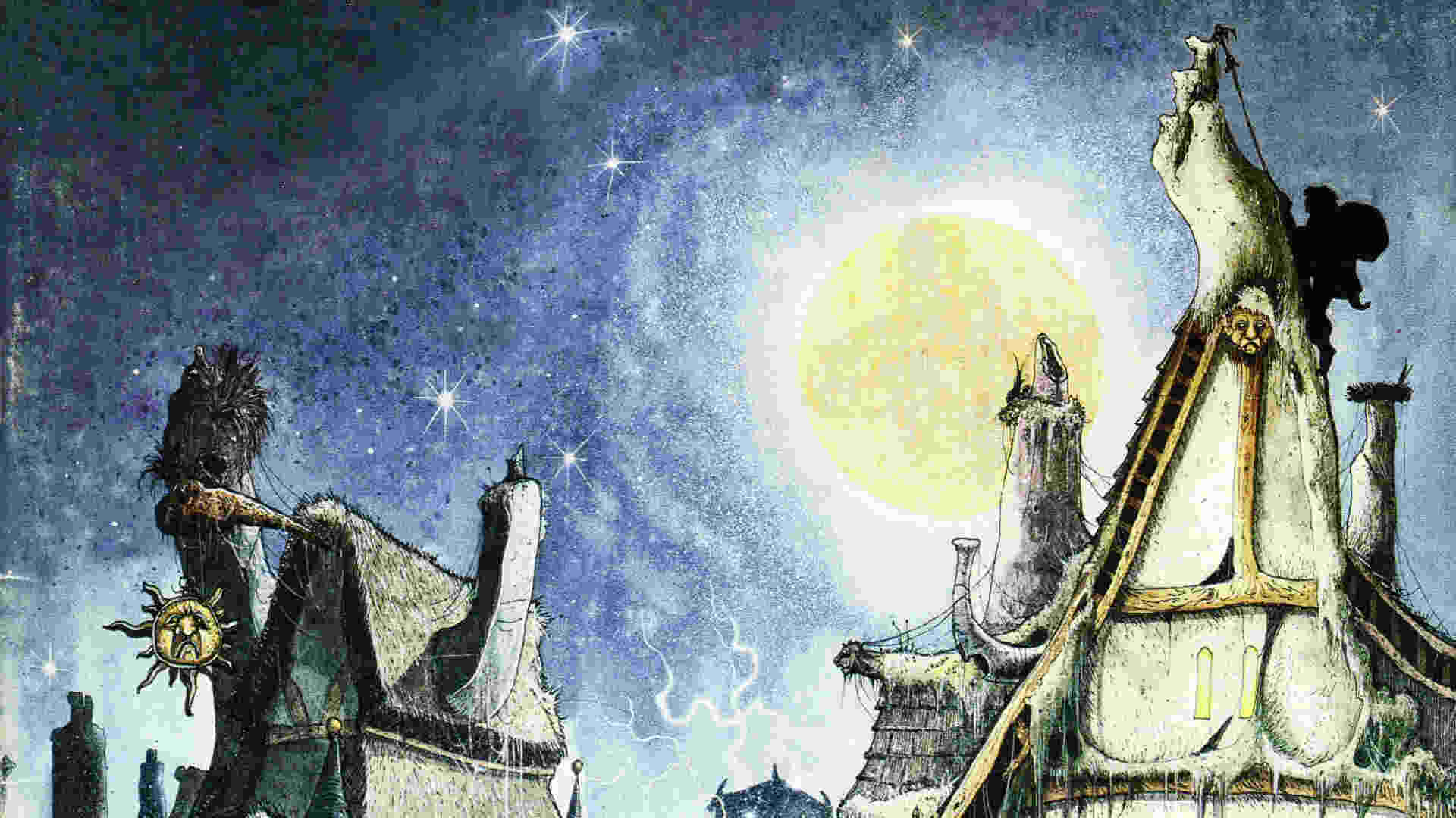 Irilian Street Scene in the World of Sixles